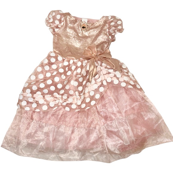 Disney minnie Disguise Costume Rose Gold Minnie Deluxe Costume Sz M (8-10) - Picture 9 of 9